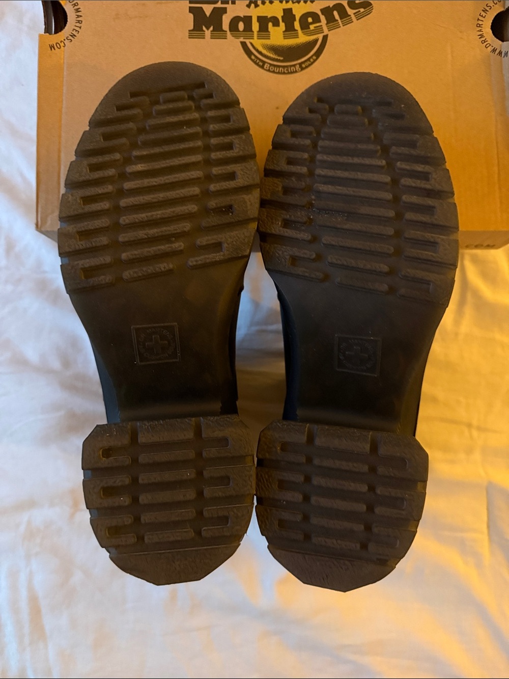 Dr. Martens Spence Black Chunky Heel Ankle Boots - Picture 4 of 5